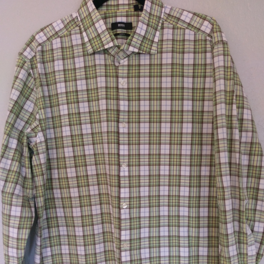 Boss Hugo Boss Slim fit Button Down size 46/18